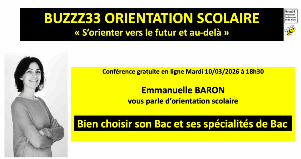 Conférence Choix de bac et de spécialités